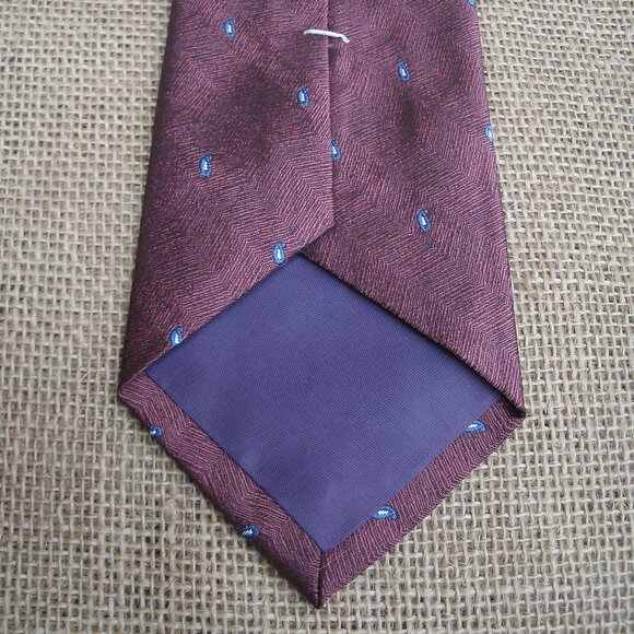 Vintage Jonathan Craig Tiny Paisley Pattern Tie - Picture 4 of 12